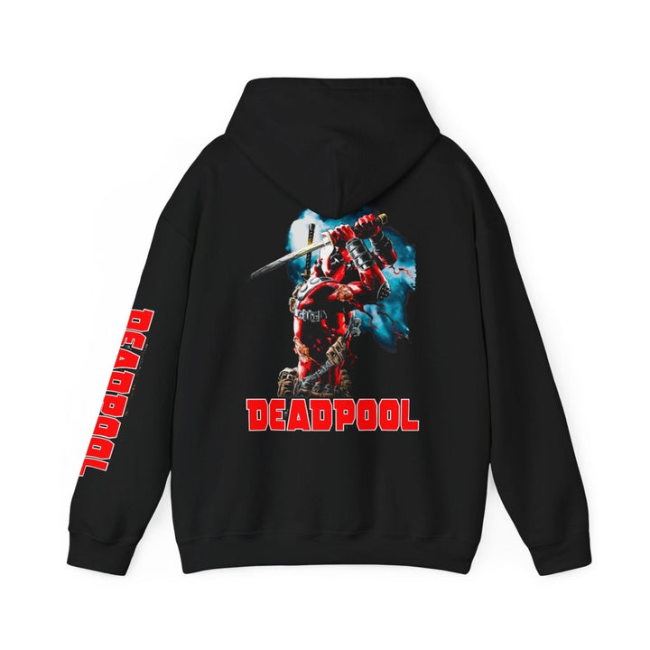Deadpool Graphic Hoodie for Marvel Fans, Superhero Sweatshirt, Unisex Fashion - Black - S - Deadpool Graphic Hoodie for Marvel Fans, Superhero Sweatshirt, Unisex Fashion - Tatoo Tee