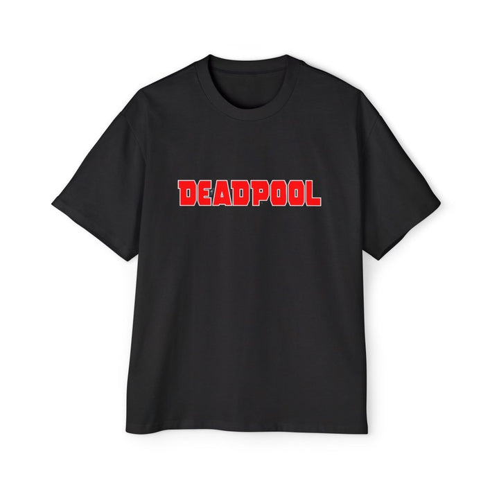Deadpool Men's Heavy Oversized Tee - Comic Fan Apparel, Marvel Lovers, Casual Wear - Black - S - Deadpool Men's Heavy Oversized Tee - Comic Fan Apparel, Marvel Lovers, Casual Wear - Tatoo Tee