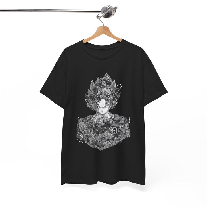 Dragon Ball Graphic Unisex Heavy Cotton Tee - Edgy and Artistic Style - Cardinal Red - S - Dragon Ball Graphic Unisex Heavy Cotton Tee - Edgy and Artistic Style - Tatoo Tee