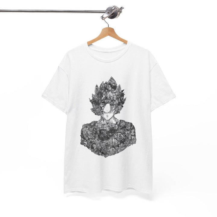 Dragon Ball Graphic Unisex Heavy Cotton Tee - Edgy and Artistic Style - Cardinal Red - S - Dragon Ball Graphic Unisex Heavy Cotton Tee - Edgy and Artistic Style - Tatoo Tee