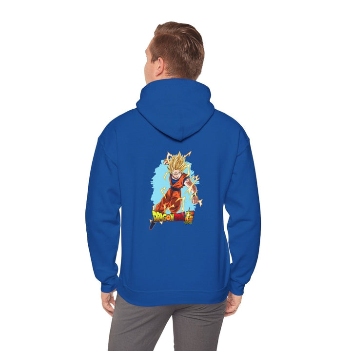 Dragon Ball Z Inspired Unisex Hoodie - Purple - S - Dragon Ball Z Inspired Unisex Hoodie - Tatoo Tee