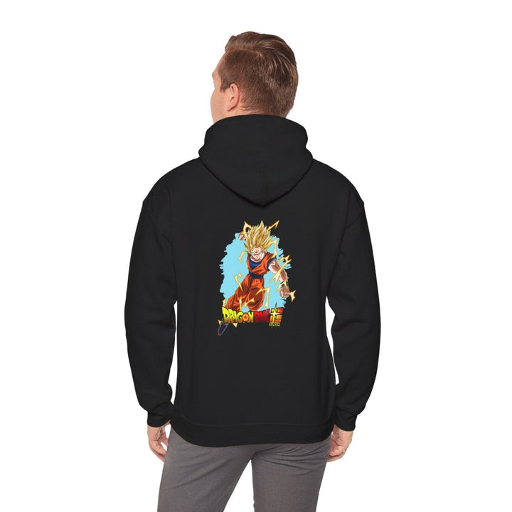 Dragon Ball Z Inspired Unisex Hoodie - Purple - S - Dragon Ball Z Inspired Unisex Hoodie - Tatoo Tee