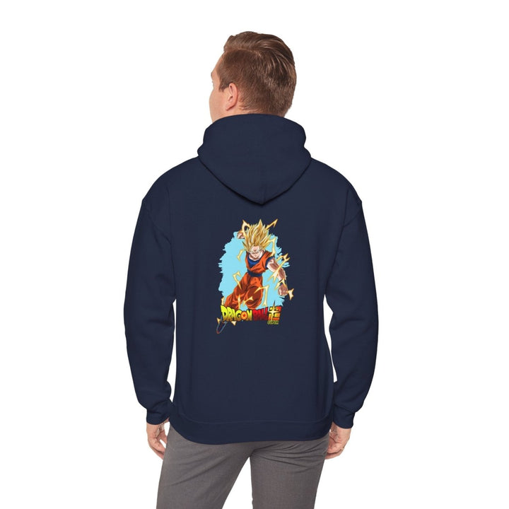 Dragon Ball Z Inspired Unisex Hoodie - Purple - S - Dragon Ball Z Inspired Unisex Hoodie - Tatoo Tee