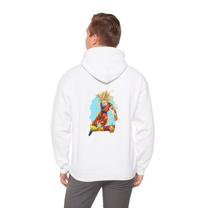 Dragon Ball Z Inspired Unisex Hoodie - Purple - S - Dragon Ball Z Inspired Unisex Hoodie - Tatoo Tee