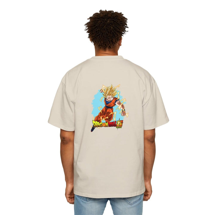Dragon Ball Z Men's Heavy Oversized Tee, Anime Shirt, Goku Graphic Tee - S - Midnight Blue - Dragon Ball Z Men's Heavy Oversized Tee, Anime Shirt, Goku Graphic Tee - Tatoo Tee