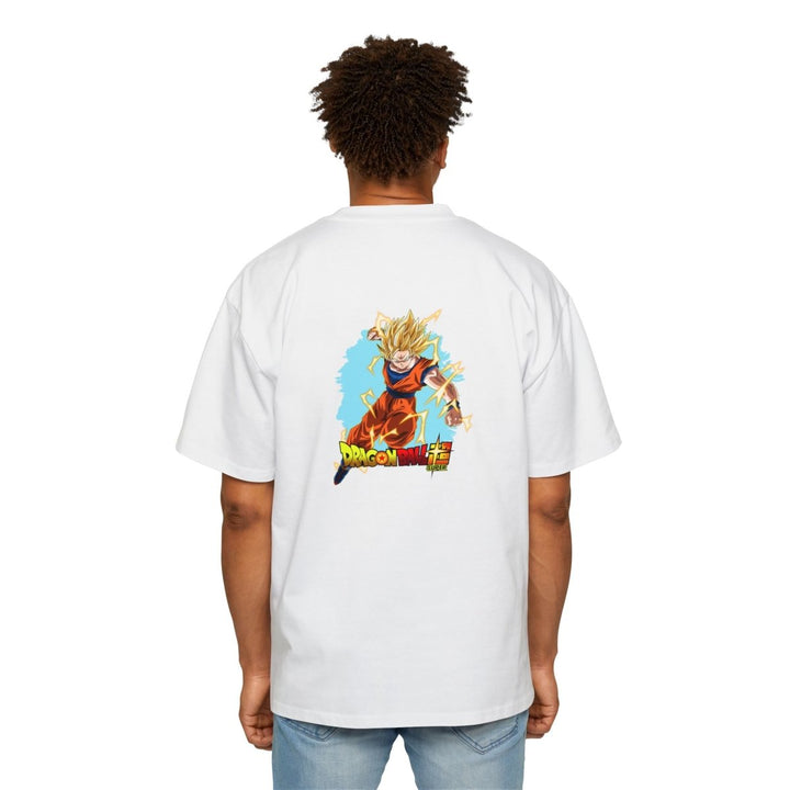 Dragon Ball Z Men's Heavy Oversized Tee, Anime Shirt, Goku Graphic Tee - S - Midnight Blue - Dragon Ball Z Men's Heavy Oversized Tee, Anime Shirt, Goku Graphic Tee - Tatoo Tee