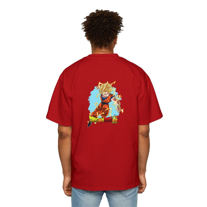 Dragon Ball Z Men's Heavy Oversized Tee, Anime Shirt, Goku Graphic Tee - S - Midnight Blue - Dragon Ball Z Men's Heavy Oversized Tee, Anime Shirt, Goku Graphic Tee - Tatoo Tee
