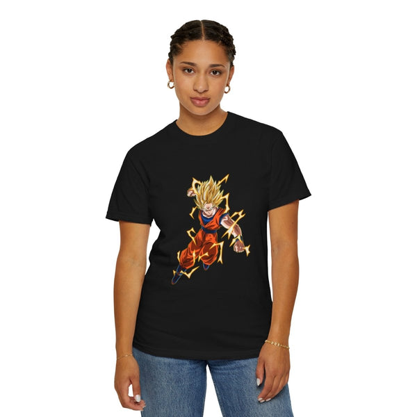 Dragon Ball Z Unisex Garment - Dyed T-Shirt, Anime Merchandise, Casual Wear - Black - S - Dragon Ball Z Unisex Garment - Dyed T-Shirt, Anime Merchandise, Casual Wear - Tatoo Tee