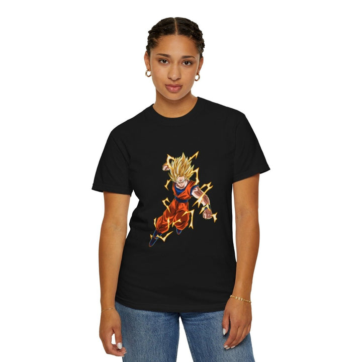 Dragon Ball Z Unisex Garment - Dyed T-Shirt, Anime Merchandise, Casual Wear - Black - S - Dragon Ball Z Unisex Garment - Dyed T-Shirt, Anime Merchandise, Casual Wear - Tatoo Tee