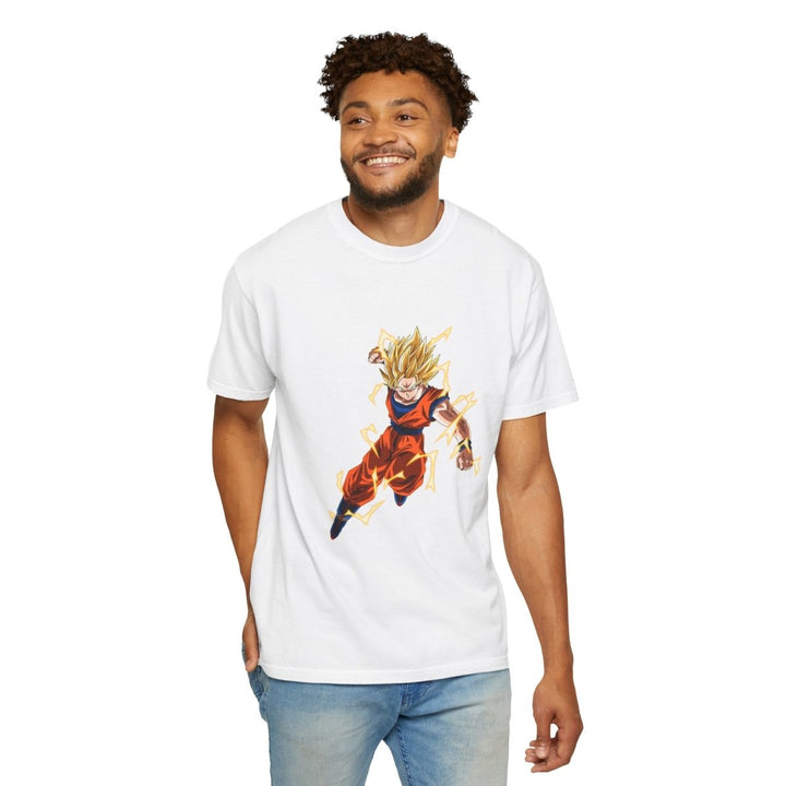 Dragon Ball Z Unisex Garment - Dyed T-Shirt, Anime Merchandise, Casual Wear - Red - S - Dragon Ball Z Unisex Garment - Dyed T-Shirt, Anime Merchandise, Casual Wear - Tatoo Tee