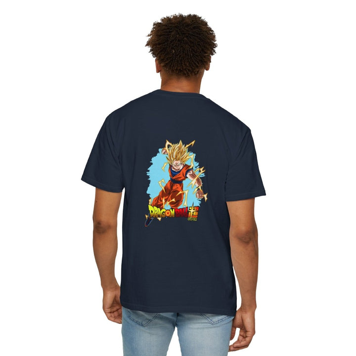 Dragon Ball Z Unisex Garment - Dyed T-Shirt, Anime Merchandise, Casual Wear - Red - S - Dragon Ball Z Unisex Garment - Dyed T-Shirt, Anime Merchandise, Casual Wear - Tatoo Tee
