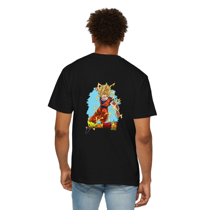 Dragon Ball Z Unisex Garment - Dyed T-Shirt, Anime Merchandise, Casual Wear - Red - S - Dragon Ball Z Unisex Garment - Dyed T-Shirt, Anime Merchandise, Casual Wear - Tatoo Tee