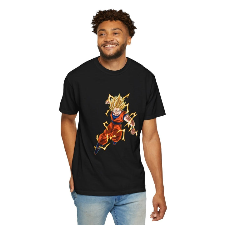 Dragon Ball Z Unisex Garment - Dyed T-Shirt, Anime Merchandise, Casual Wear - Red - S - Dragon Ball Z Unisex Garment - Dyed T-Shirt, Anime Merchandise, Casual Wear - Tatoo Tee
