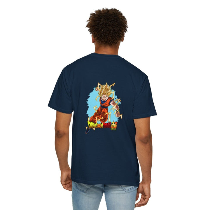 Dragon Ball Z Unisex Garment - Dyed T-Shirt, Anime Merchandise, Casual Wear - Red - S - Dragon Ball Z Unisex Garment - Dyed T-Shirt, Anime Merchandise, Casual Wear - Tatoo Tee