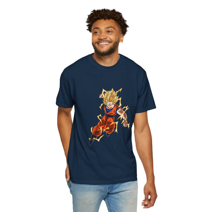 Dragon Ball Z Unisex Garment - Dyed T-Shirt, Anime Merchandise, Casual Wear - Red - S - Dragon Ball Z Unisex Garment - Dyed T-Shirt, Anime Merchandise, Casual Wear - Tatoo Tee