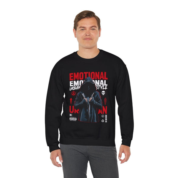 Emotional Urban Style Crewneck Sweatshirt - S - Black - Emotional Urban Style Crewneck Sweatshirt - Tatoo Tee