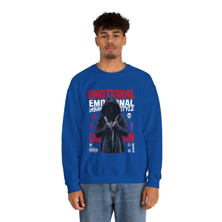 Emotional Urban Style Crewneck Sweatshirt - S - Purple - Emotional Urban Style Crewneck Sweatshirt - Tatoo Tee