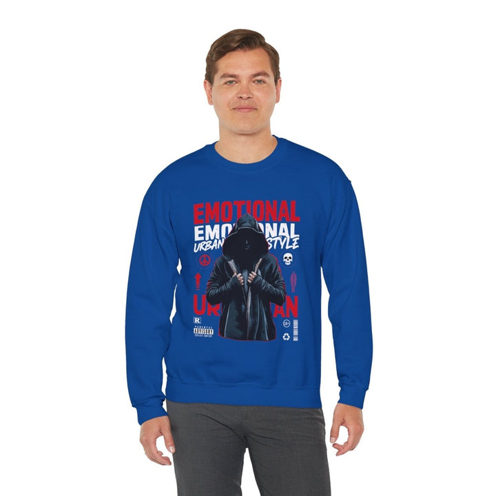 Emotional Urban Style Crewneck Sweatshirt - S - Royal - Emotional Urban Style Crewneck Sweatshirt - Tatoo Tee