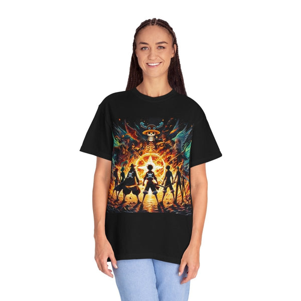 Epic Anime Adventure Unisex T-Shirt - Casual Streetwear - Black - S - Epic Anime Adventure Unisex T-Shirt - Casual Streetwear - Tatoo Tee