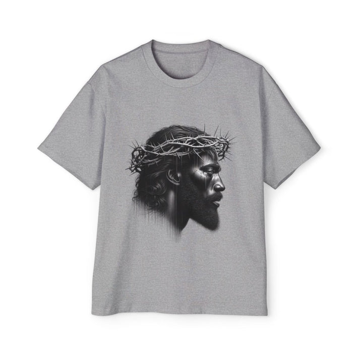 Faith - Inspired Oversized Tee, Graphic T-Shirt, Casual Men’s Wear, Religious Apparel - S - Midnight Blue - Faith - Inspired Oversized Tee, Graphic T-Shirt, Casual Men’s Wear, Religious Apparel - Tatoo Tee