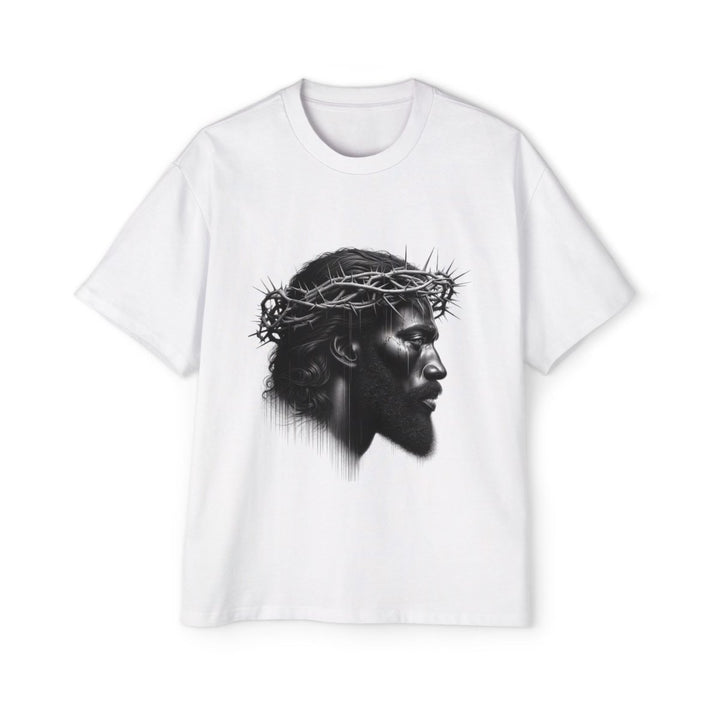 Faith - Inspired Oversized Tee, Graphic T-Shirt, Casual Men’s Wear, Religious Apparel - S - Midnight Blue - Faith - Inspired Oversized Tee, Graphic T-Shirt, Casual Men’s Wear, Religious Apparel - Tatoo Tee