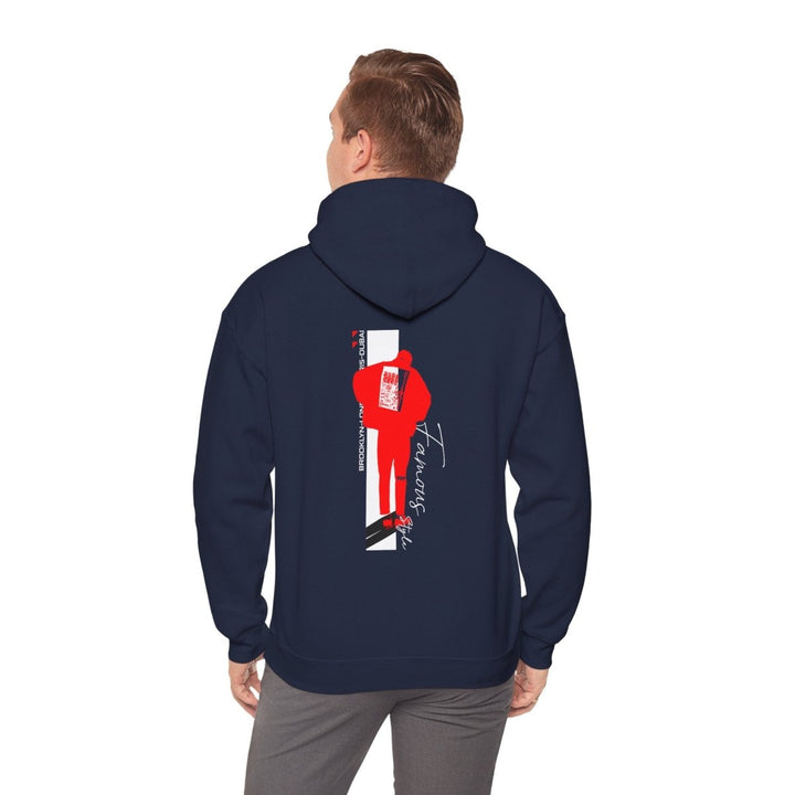 Famous Style Unisex Hoodie - Navy - S - Famous Style Unisex Hoodie - Tatoo Tee