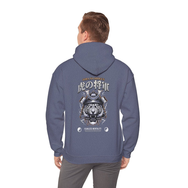 Fearless Mentality Tiger Hoodie - Unisex Heavy Blend™ Sweatshirt - Red - S - Fearless Mentality Tiger Hoodie - Unisex Heavy Blend™ Sweatshirt - Tatoo Tee