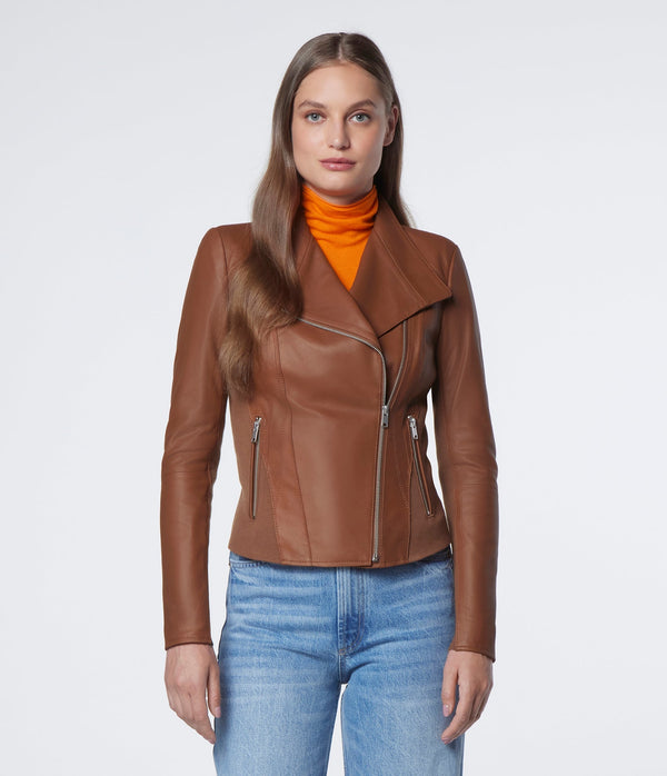 Felix Brown Leather Jacket