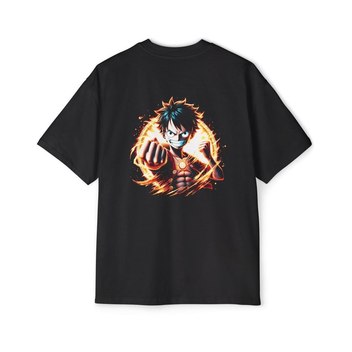 Fierce Flame Graphic Tee for Anime Lovers, Oversized Men's T-Shirt, Perfect for Casual Wear - S - Black - Fierce Flame Graphic Tee for Anime Lovers, Oversized Men's T-Shirt, Perfect for Casual Wear - Tatoo Tee