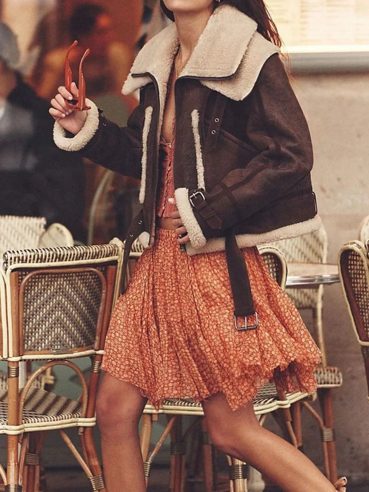 Floral Print Mini Skirt - Orange - S - 278cf5f4 - cd35 - 4781 - a069 - 9dc5255709bc - Max - Origin - Tatoo Tee