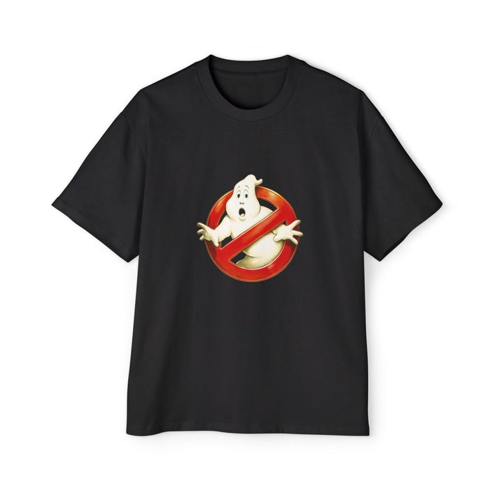 Ghostbusters Men's Heavy Oversized Tee - Vintage Movie Shirt, Fan Apparel, Halloween Costume - S - Black - Ghostbusters Men's Heavy Oversized Tee - Vintage Movie Shirt, Fan Apparel, Halloween Costume - Tatoo Tee