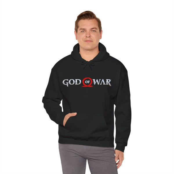 God of War Hoodie - Unisex Heavy Blend™, Gamer Apparel, Video Game Sweatshirt - Black - S - God of War Hoodie - Unisex Heavy Blend™, Gamer Apparel, Video Game Sweatshirt - Tatoo Tee
