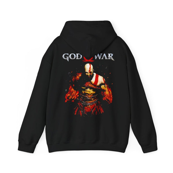 God of War Hoodie - Unisex Heavy Blend™, Gamer Apparel, Video Game Sweatshirt - Black - S - God of War Hoodie - Unisex Heavy Blend™, Gamer Apparel, Video Game Sweatshirt - Tatoo Tee