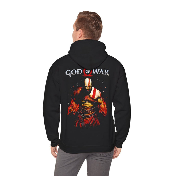 God of War Hoodie - Unisex Heavy Blend™, Gamer Apparel, Video Game Sweatshirt - Black - S - God of War Hoodie - Unisex Heavy Blend™, Gamer Apparel, Video Game Sweatshirt - Tatoo Tee