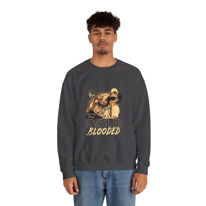 Gold Bloodes Unisex Sweatshirt - S - Dark Heather - Gold Bloodes Unisex Sweatshirt - Tatoo Tee