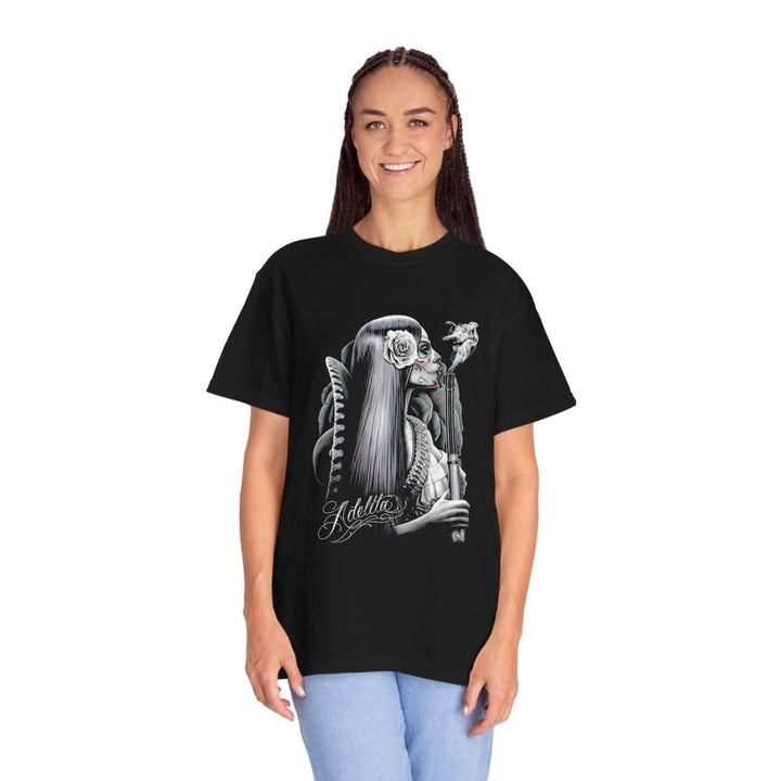 Gothic Art Unisex T-Shirt - Adolfo Design - Black - S - Gothic Art Unisex T-Shirt - Adolfo Design - Tatoo Tee