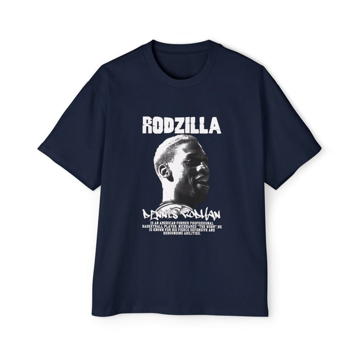 Graphic Tee, RED RODZILLA Dennis Rodman Tribute Shirt, Casual Streetwear - S - Navy - Graphic Tee, RED RODZILLA Dennis Rodman Tribute Shirt, Casual Streetwear - Tatoo Tee