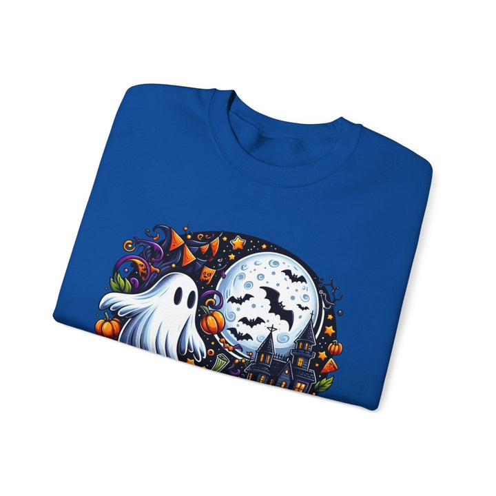 Halloween Boo Unisex Sweatshirt - S - Antique Cherry Red - Halloween Boo Unisex Sweatshirt - Tatoo Tee