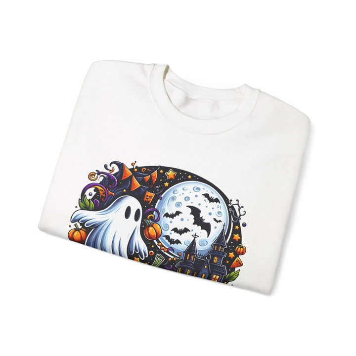 Halloween Boo Unisex Sweatshirt - S - Antique Cherry Red - Halloween Boo Unisex Sweatshirt - Tatoo Tee