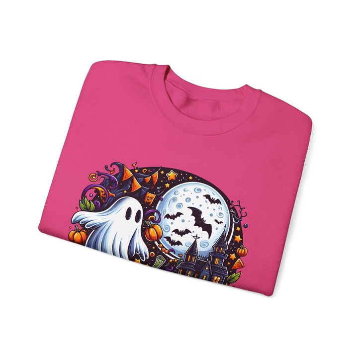 Halloween Boo Unisex Sweatshirt - S - Antique Cherry Red - Halloween Boo Unisex Sweatshirt - Tatoo Tee