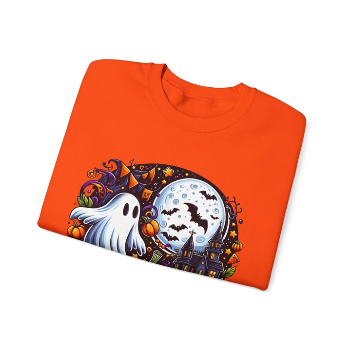 Halloween Boo Unisex Sweatshirt - S - Antique Cherry Red - Halloween Boo Unisex Sweatshirt - Tatoo Tee