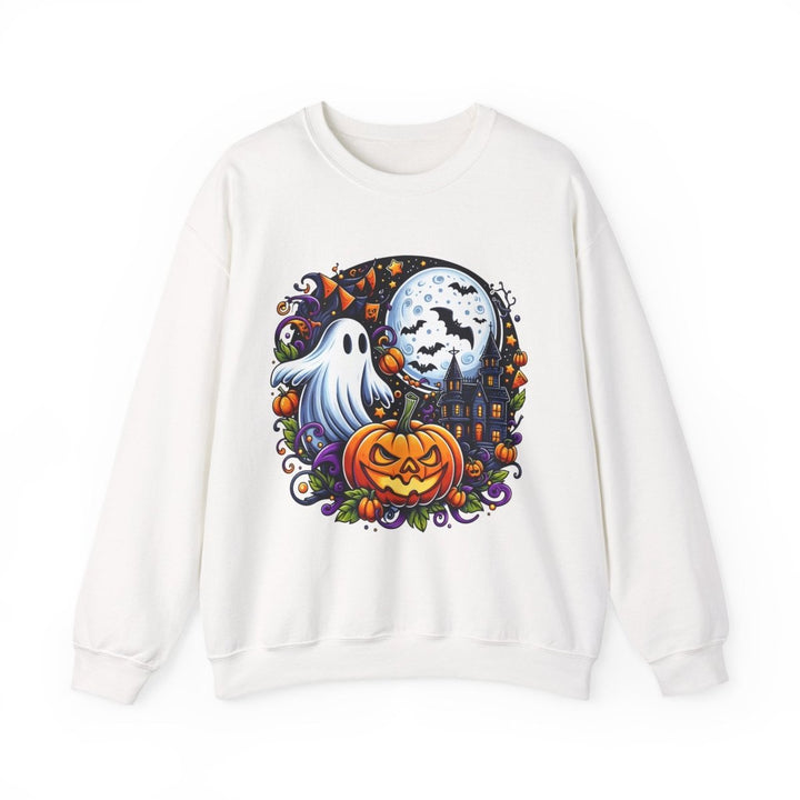 Halloween Boo Unisex Sweatshirt - S - Antique Cherry Red - Halloween Boo Unisex Sweatshirt - Tatoo Tee