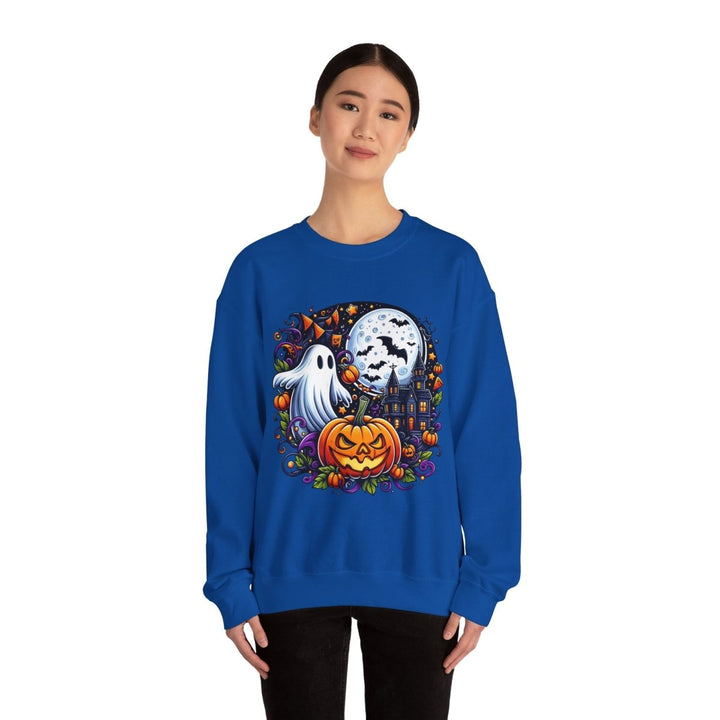 Halloween Boo Unisex Sweatshirt - S - Antique Cherry Red - Halloween Boo Unisex Sweatshirt - Tatoo Tee