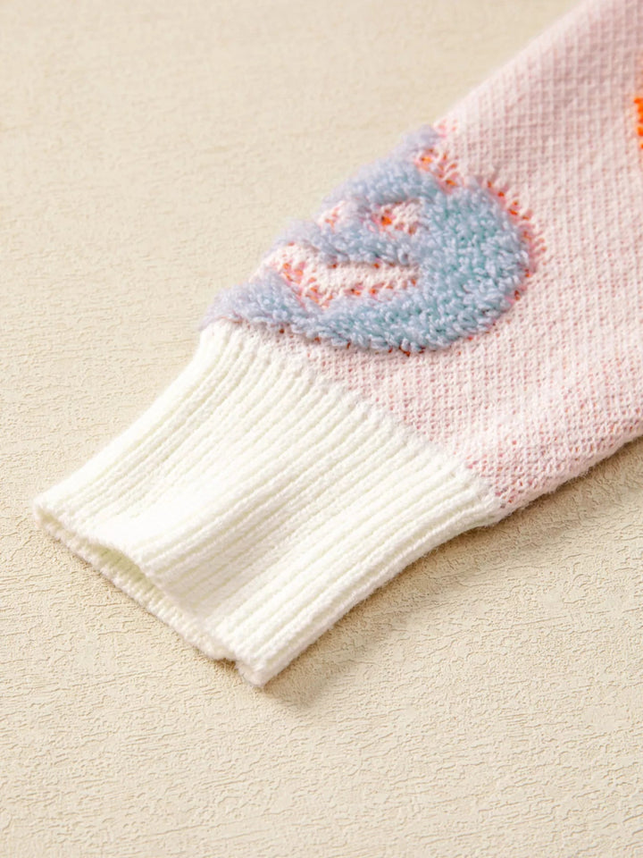 Halloween Cute Pumpkin Pattern Sweater - Dusty Pink - S - e03e1b3818b94dcb898fe758f9fad061 - Max - Origin - Tatoo Tee