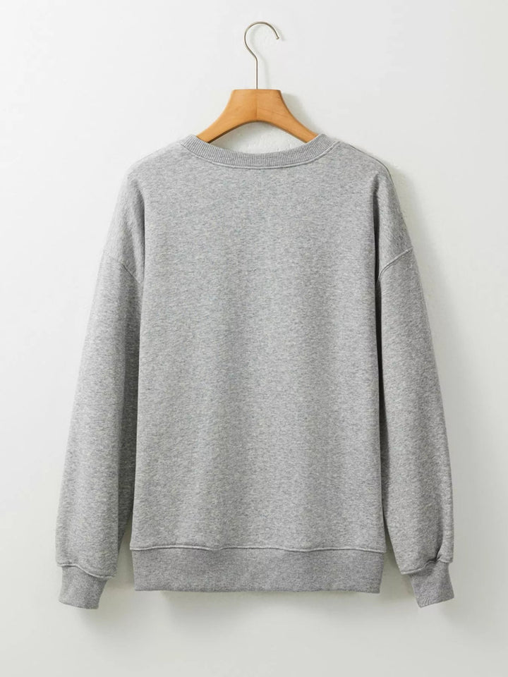 Halloween Spooky Ghost Sequin Sweatshirt - Gray - S - 3b4dad77 - 7975 - 4714 - 91c1 - 10e1ab0d5ff5 - Max - Origin - Tatoo Tee