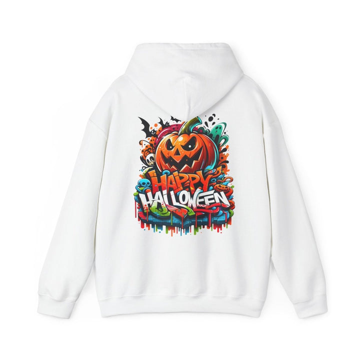 Happy Halloween Unisex Hoodie - Heliconia - S - Happy Halloween Unisex Hoodie - Tatoo Tee
