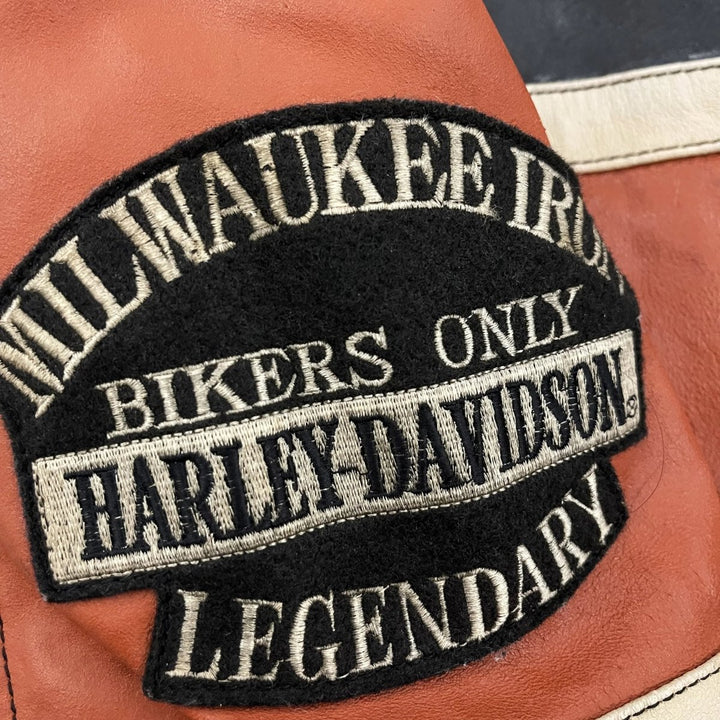 Harley Davidson Leather Racing Jacket - XS - Harley Davidson Leather Racing Jacket - Tatoo Tee