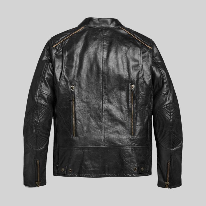 Harley Davidson Men's Arteria Leather Jacket - XS - Harley Davidson Men's Arteria Leather Jacket - Tatoo Tee