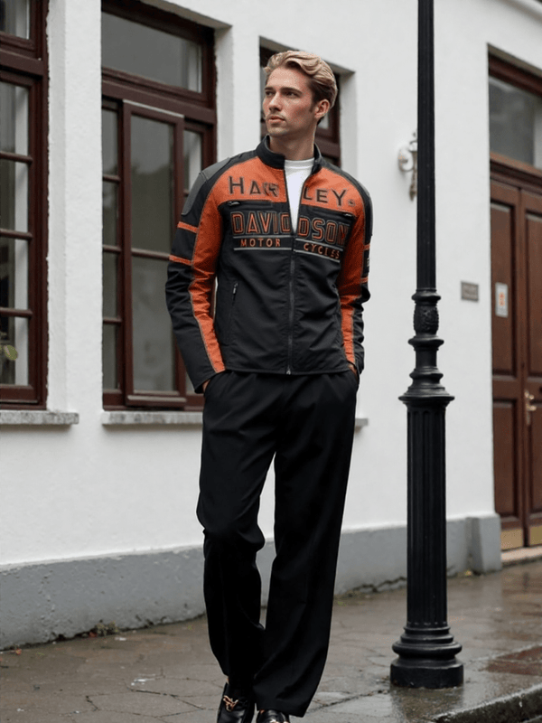 Harley Davidson Men’s Gastone Riding Jacket - Male - XS - Harley Davidson Men’s Gastone Riding Jacket - Tatoo Tee