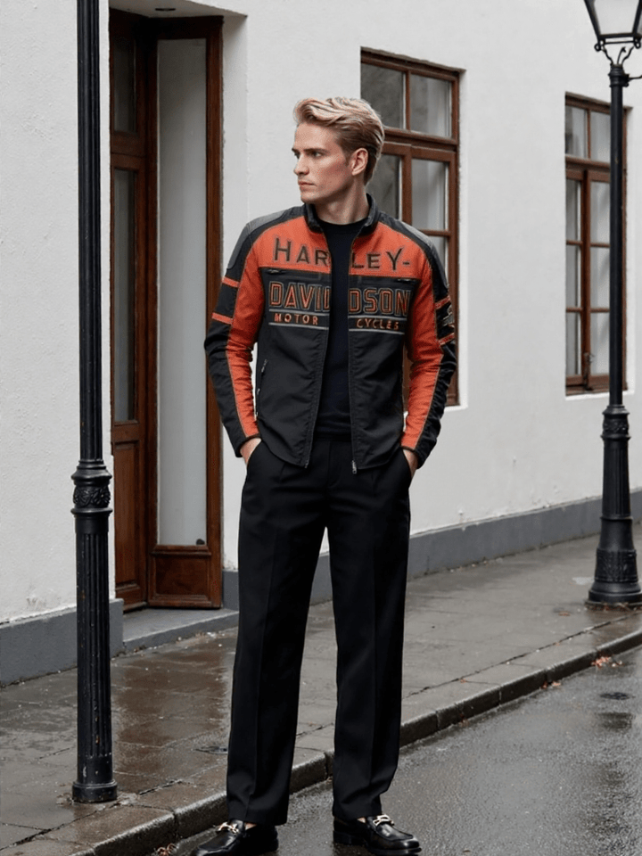 Harley Davidson Men’s Gastone Riding Jacket - Male - XS - Harley Davidson Men’s Gastone Riding Jacket - Tatoo Tee